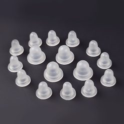 100PCS Soft Microblading Tattoo Ink Cup Cap Pigment Silicone Holder Container S L For Permanent Makeup 1
