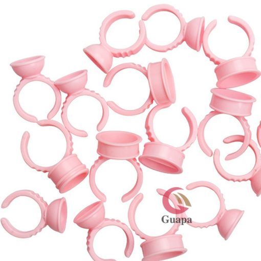 100Pcs S M L Disposable Caps Microblading Pink Ring Tattoo Ink Cup For Tattoo Needle Supplies 3