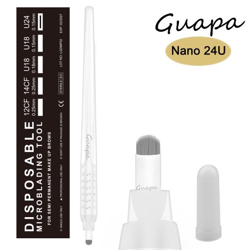 1PC Classic Nano 0 15 0 18mm 18U Disposable Microblading Pen Permanent Makeup Eyebrow Hair Strokes 3