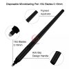 3PCS Lot 18U Disposable Microblading Pen Semi Permanent Makeup Eyebrow Tattoo Pen with Nano U Blade 2