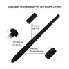 5 10 50pcs Professional Permanent Makeup Black disposable microblading pens hand tools 0 18mm 18U pins 1