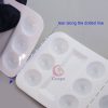Tattoo Ink Tray 30pcs box Disposable White Plastic Pigment Tray Color Palette Holder Adhesive ink Tray 3