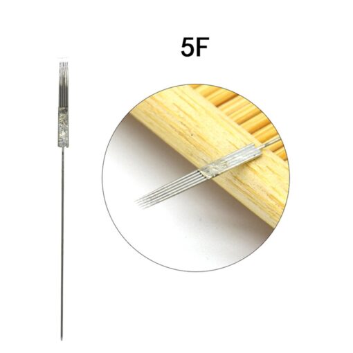 100PCS 1R 3R 5R 5F 7F PMU Needles Needle Caps Disposable Sterilized Professional Tattoo needles for 4