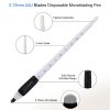 1PC New Sterilized Permanent Makeup Eyebrow Tattoo Tool 0 15mm Disposable Microblading pen with 24U Blades 1