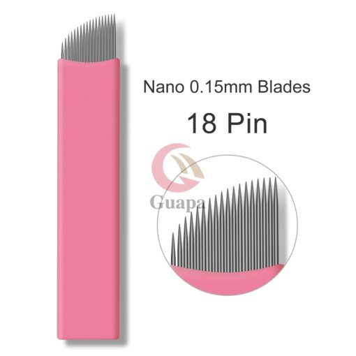 200pcs Nano Microblading Needles 0 15MM Tattoo Eyebrow Blades Microblade Embroidery Agulha Nano Needles For 3D 2