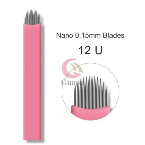 200pcs Nano Microblading Needles 0 15MM Tattoo Eyebrow Blades Microblade Embroidery Agulha Nano Needles For 3D 3