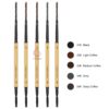 5 Colors Cosmetics Eyebrow Pencil Female Makeup Waterproof Double Headed Long Lasting Microblading Eye Brow Pencil 5