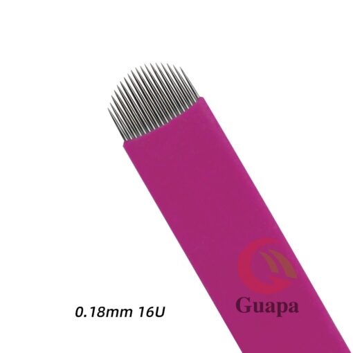 500pcs 0 18mm Lamina Tebori Flex Microblading 12 14 16 18 U shape Tattoo needles for 4