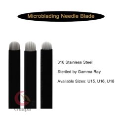 500pcs Flex 0 20mm Nano blades microblading needles Permanent Makeup Eyebrow Tattoo Needle Blade Microblade 3D