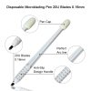 50PCS Disposable microblading pen 0 16mm 20U EO Gas Sterilized 3D white disposable microblading pen for 1