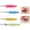 50pcs Makeup Tool Professional Disposable Eyelash Brush Colorful Mascara Wands Brush Eyelash Extension Tools for Tattoo 3