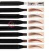 5PCS Waterproof Eyebrow Pencil Pull Cord Peel off Brow Pencil for Marking Outlining Tattoo Makeup and 2