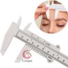 5pcs Plastic 150mm Waterproof Vernier Caliper Students Experimental Measuring Tool for Eyebrow Permanent Makeup