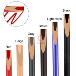 6PCS Lot Microblading Eyebrow Pen Natural Eyebrow Tattoo Pencil Long Lasting Wood Makeup Lip Outline Eye 1