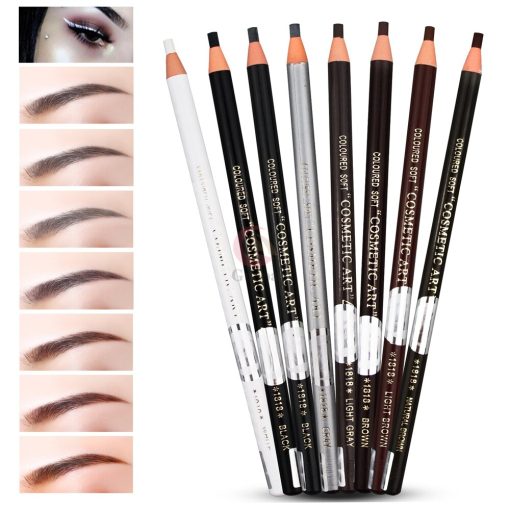 6PCS Waterproof Microblading Permanent Makeup Eyebrow Lip Design Eye Brow Positioning Lip Tattoo Pen Pencil Tools 4