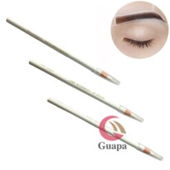 6PCS White Eyebrow Pencil Waterproof Microblading Eyebrow Pencil Peel off Water Resistant Permanent Makeup Position Tools