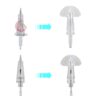 Bayonet Tattoo Needles Stabilizer Cartridge Needle Supplies for NanoBrows PMU Technique with Good effect in Dense 3