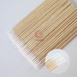 Disposable Cotton Swab Lint Free Micro Brushes Wood Cotton Buds Swabs Microblading Eyebrow Stick Eyelash Extension 1