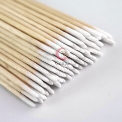 Disposable Cotton Swab Lint Free Micro Brushes Wood Cotton Buds Swabs Microblading Eyebrow Stick Eyelash Extension