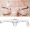 Disposable Tattoo Sticker Ruler Self adhesive Permanent Makeup Microblading Tool For 3D Eyebrow Shaping Tattoo Accessories 3