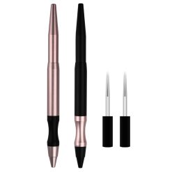 Intelligent Microblading Eyebrow Shading Pen with Easy Coloring Round Pins Microblading Needles for Semi Permanent Makeup