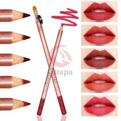 New Waterproof Tattoo Permanent Makeup Lip Pencil Microblading Red Lip contour Pencil with Sharpener for Comestic
