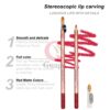New Waterproof Tattoo Permanent Makeup Lip Pencil Microblading Red Lip contour Pencil with Sharpener for Comestic 4