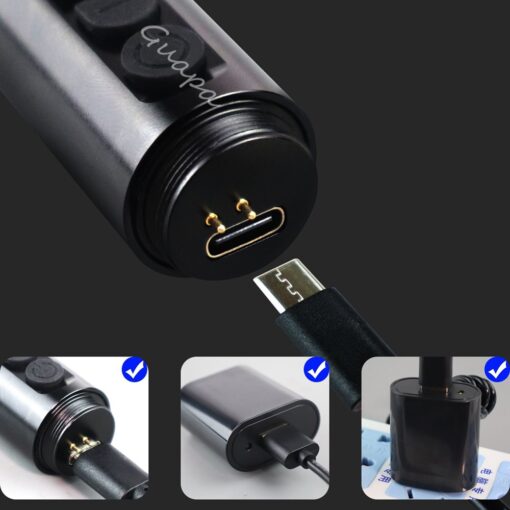 Professional Tattoo Machine Rotary Wireless Permanent Makeup Microblading Pen With Coreless Motor For Body Tattoo PMU 3