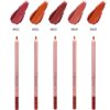 Waterproof Universal Makeup Wooden Manual Tool Beauty Comestic Red Color Lip Pencil with Sharpener for Microblading 1