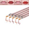 Waterproof Universal Makeup Wooden Manual Tool Beauty Comestic Red Color Lip Pencil with Sharpener for Microblading