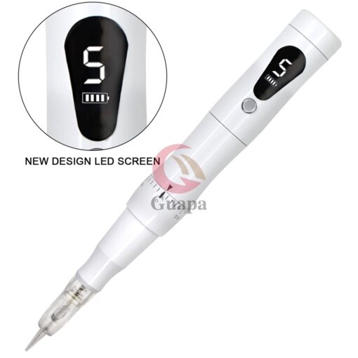 Wireless Microblading Machine 5 Level Speed Tattoo Eyebrow Permanent Makeup Pen with Cartridge Needles for Powder 3